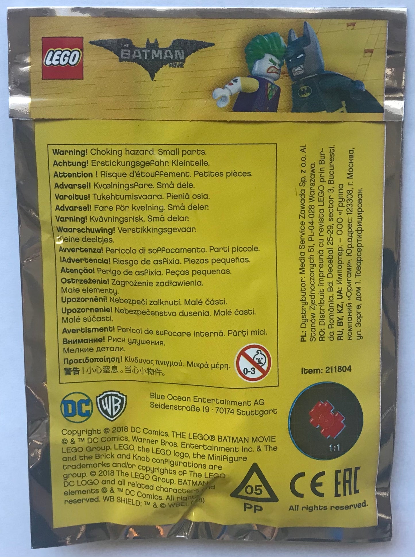 LEGO The Batman Movie Limited Edition Harley Quinn Minifigure 211804
