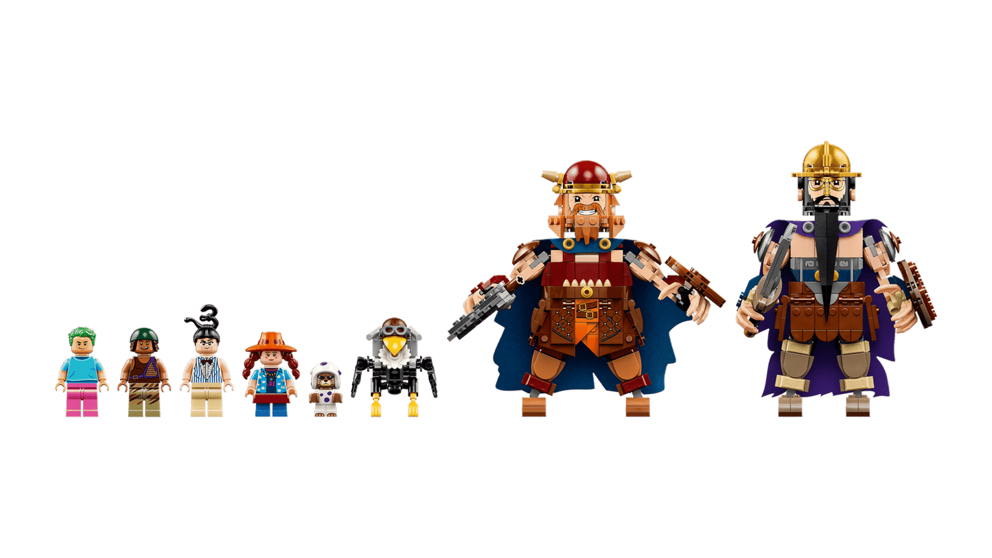 LEGO Netflix ONE PIECE Dorry vs. Brogy - Giants of Little Garden 75644