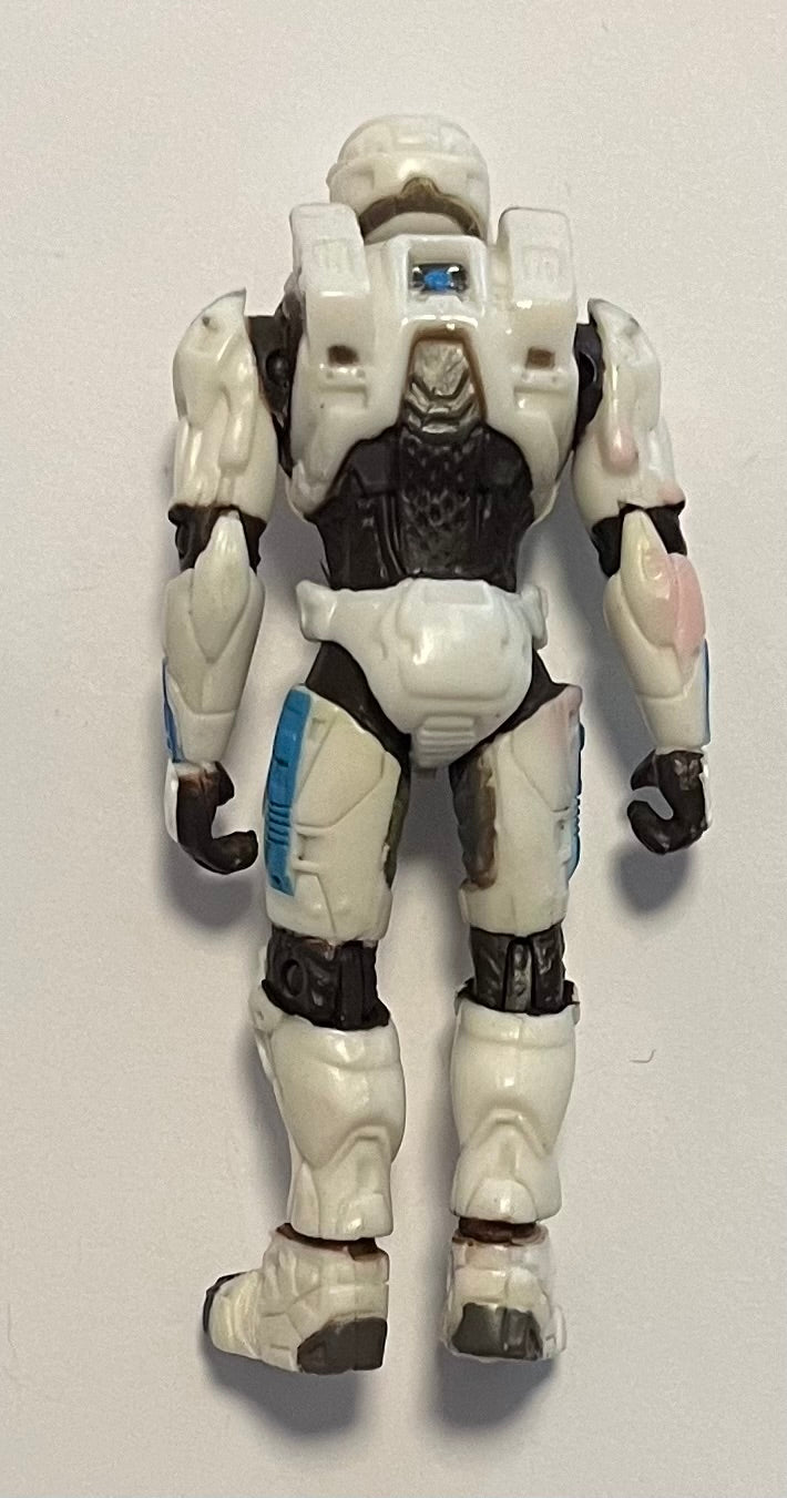 Joyride Studios Halo 2 Mini Series Slayer White Spartan 3” Action Figure (Used) (B Condition)