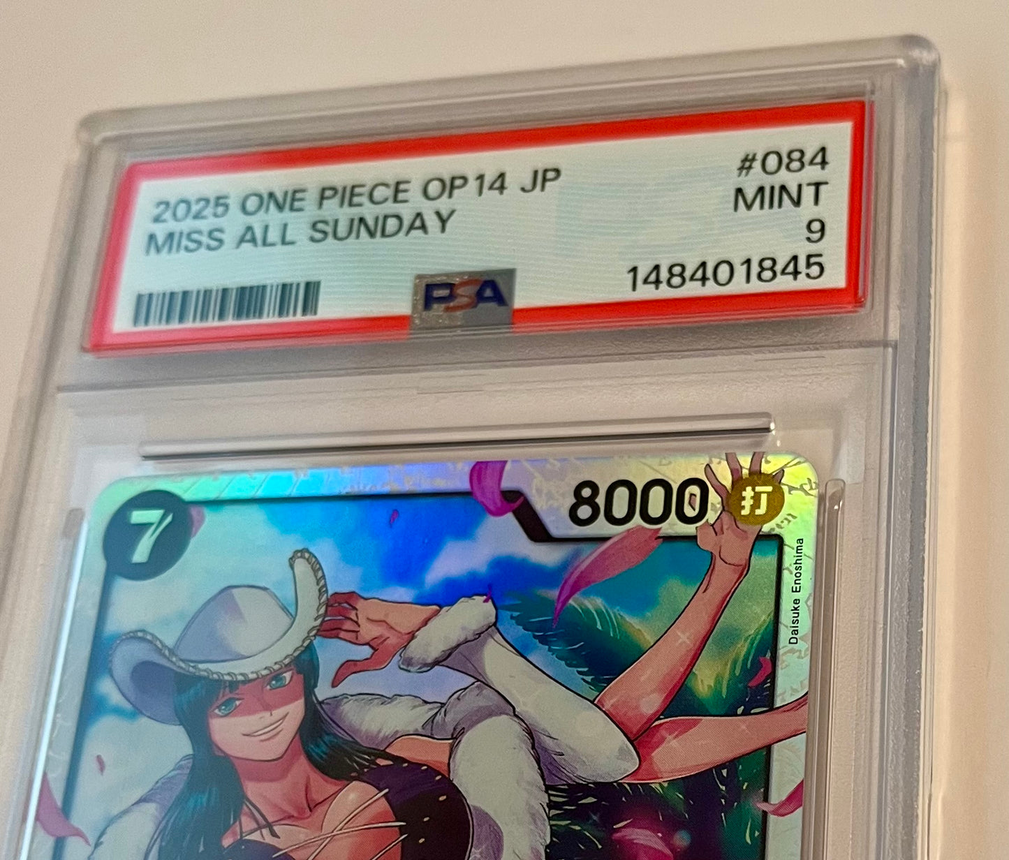 2025 Bandai ONE PIECE CARD GAME OP14 Miss All Sunday #084 Japanese MINT (PSA 9)