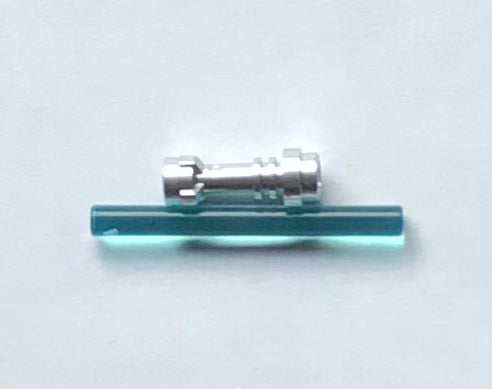 LEGO Star Wars Shiny Metallic Light Blue Lightsaber Hilt (Used)
