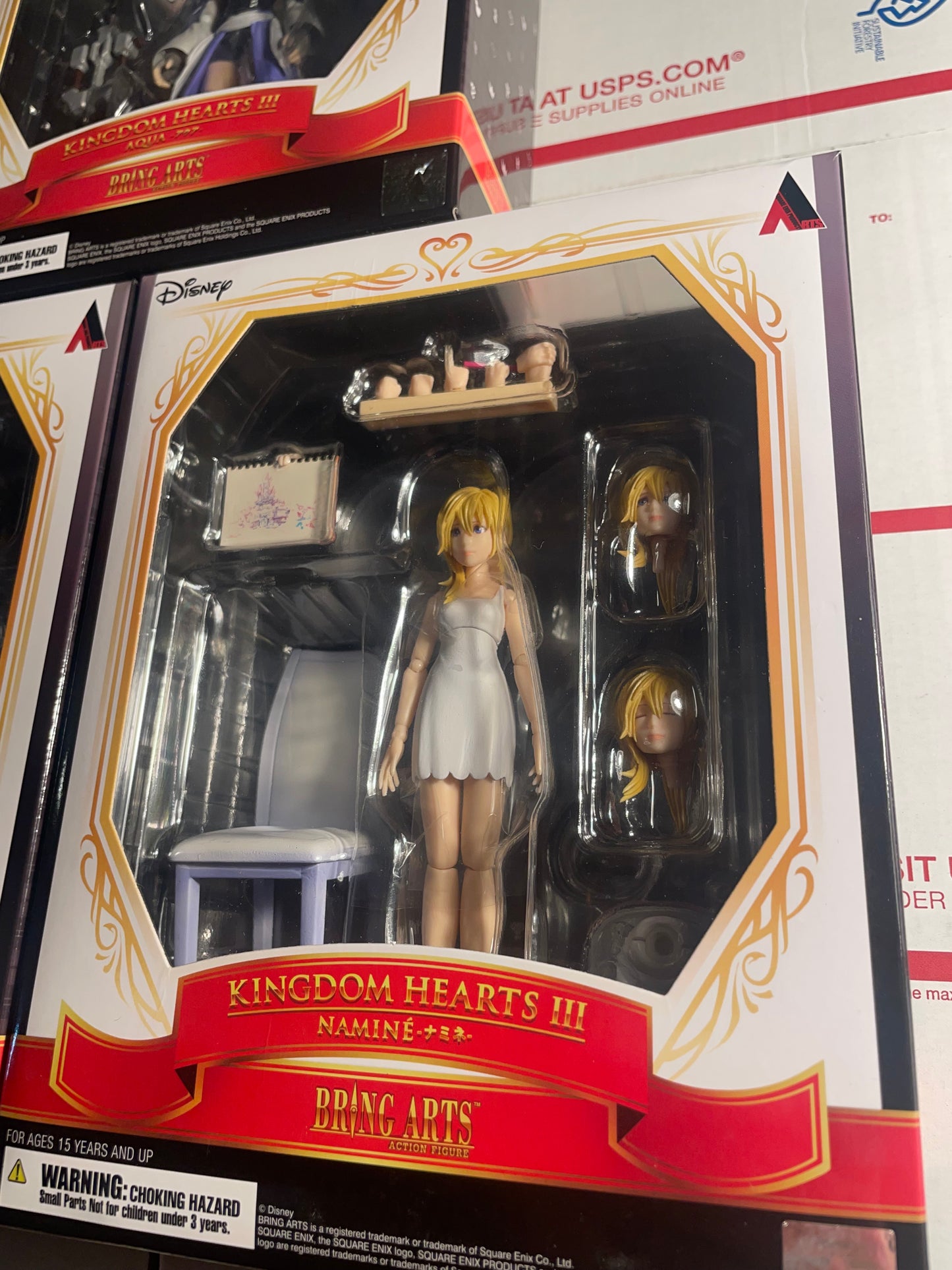 Bring Arts Kingdom Hearts III (3) Aqua Namine and Sora V2 Figure BUNDLE/LOT