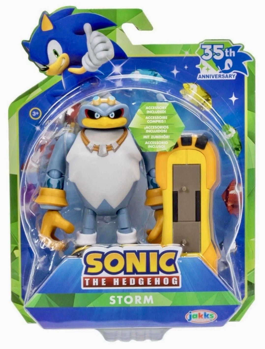 Jakks Sonic 4" Inch Wave 25 Storm Articulated Figure