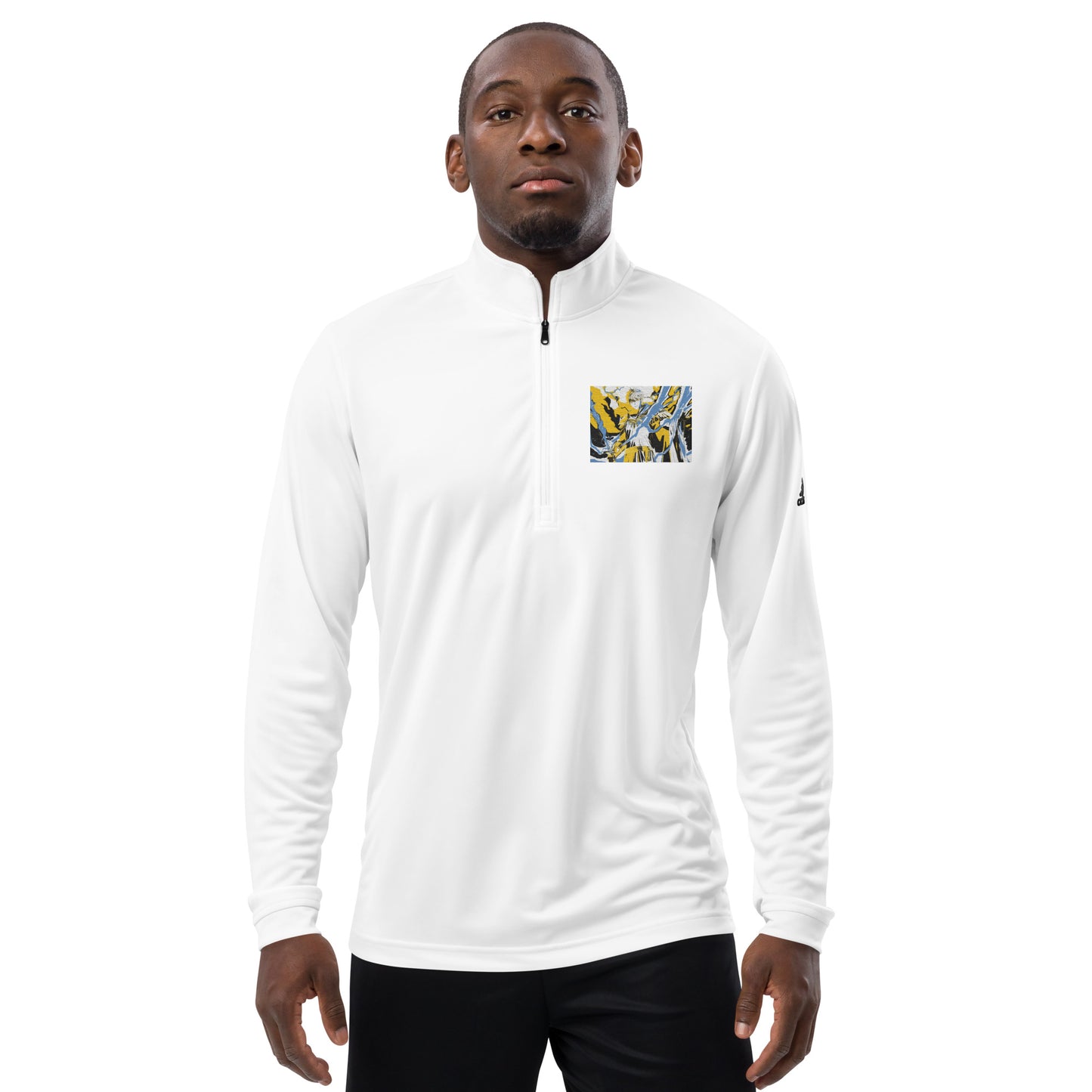 Zeus god of Lightning Death of No Deity Quarter Zip Pullover
