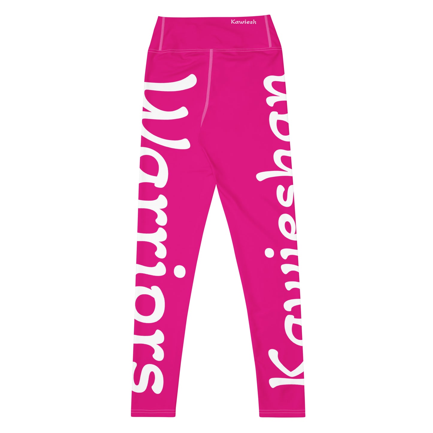 Kawieshan Warriors Pink and White Yoga Leggings