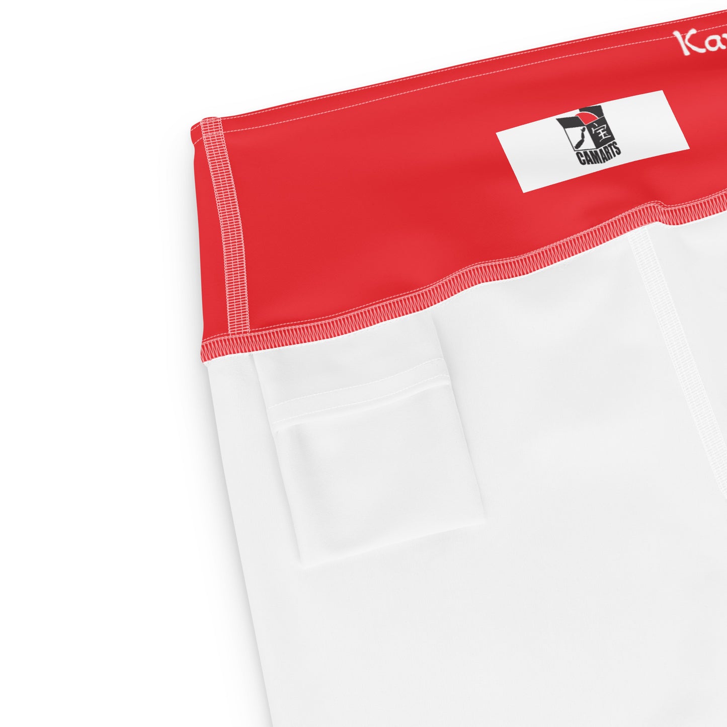 Kawieshan Warriors Red and White Yoga Leggings