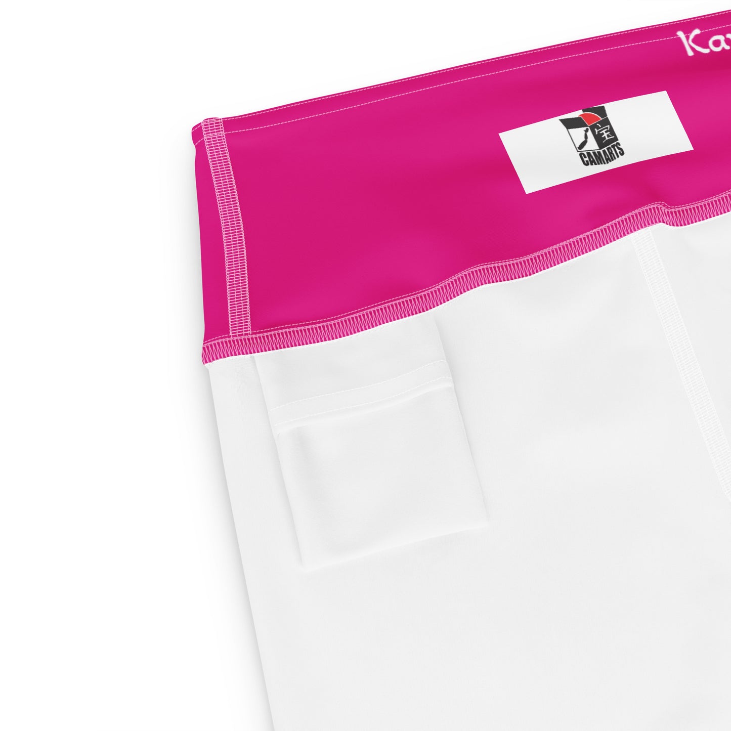 Kawieshan Warriors Pink and White Yoga Leggings