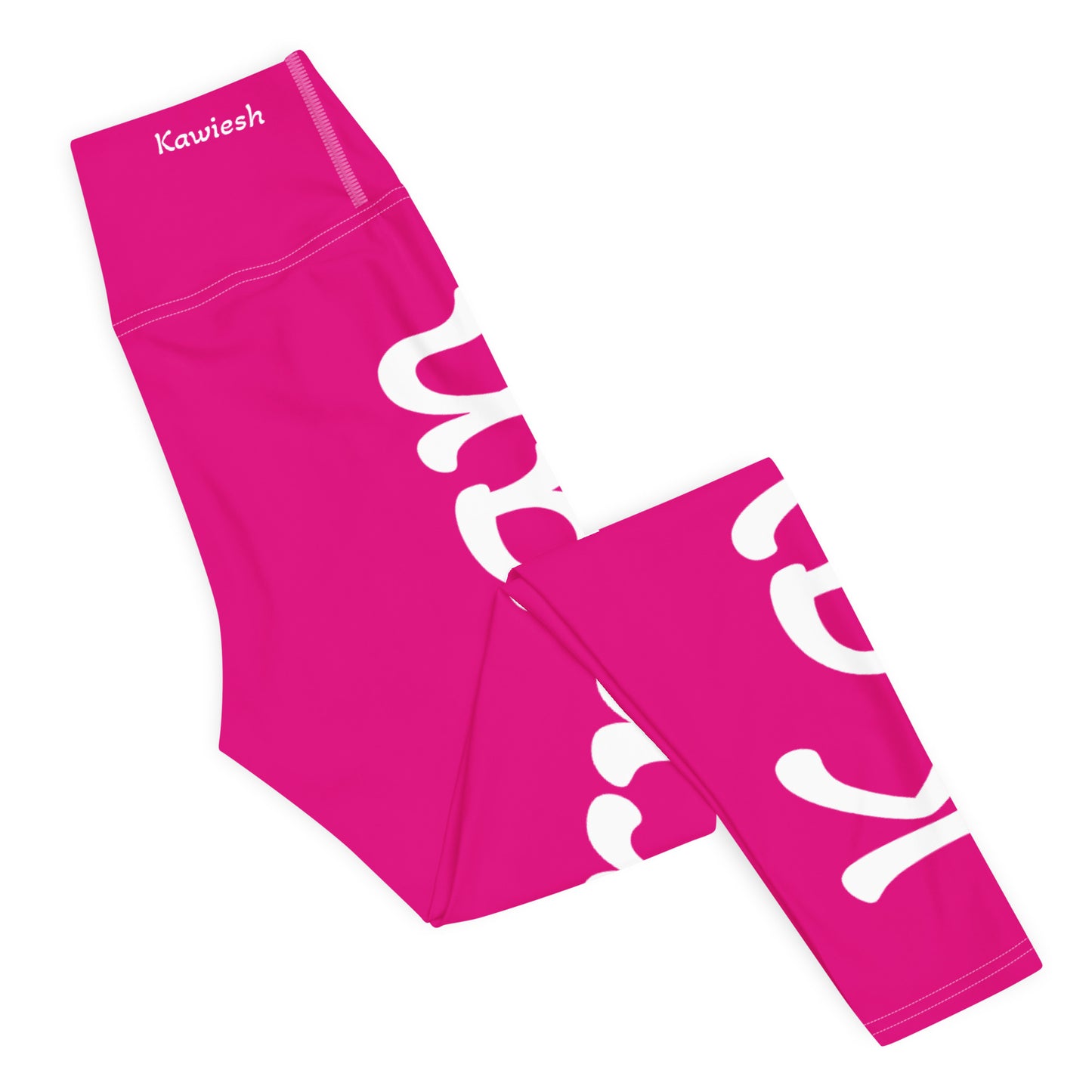 Kawieshan Warriors Pink and White Yoga Leggings