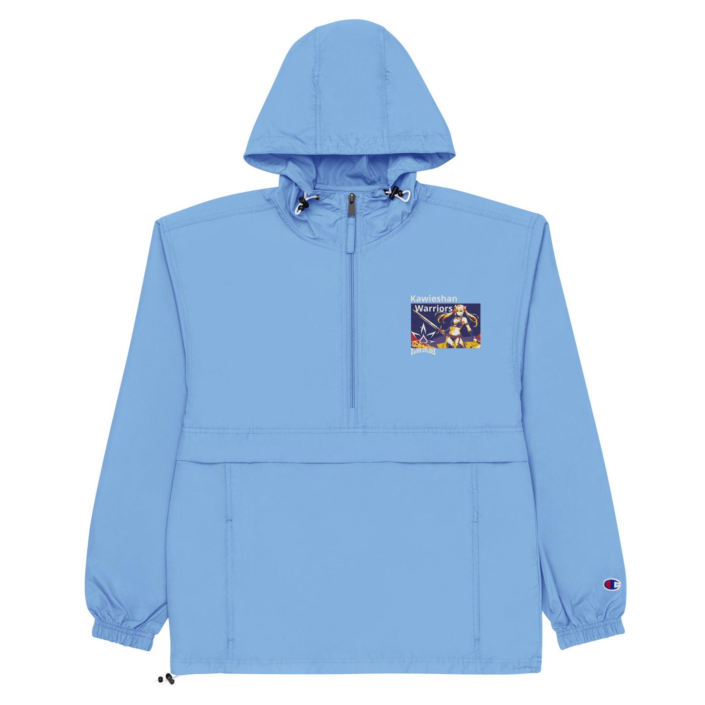 Dank Spades / Kawieshan Warriors Embroidered Champion Packable Oceanic Jacket