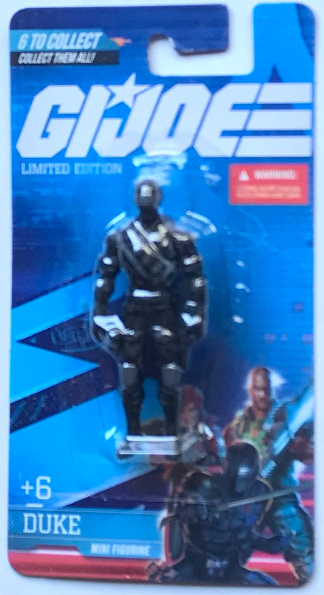 Rare Misprint G.I. Joe Limited Edition Snake Eyes “Duke” Mini Figurine