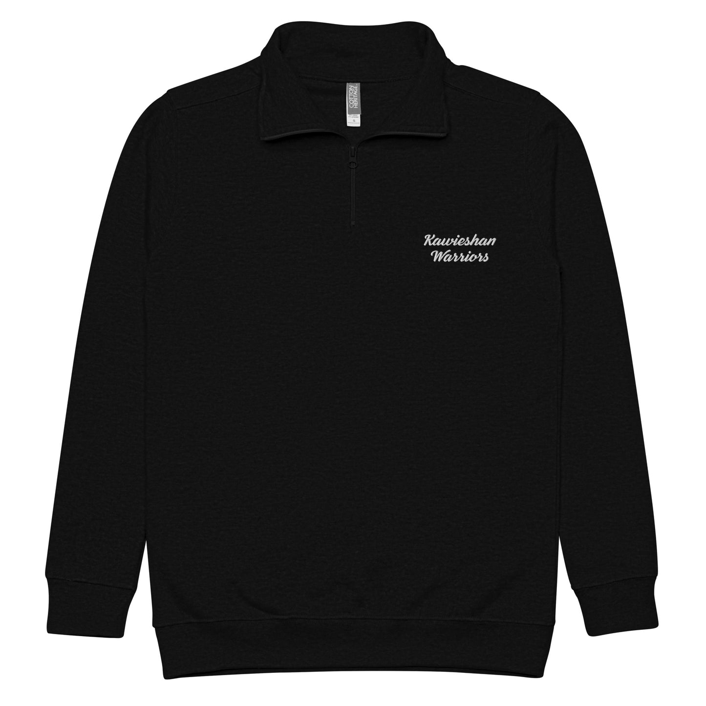 Kawieshan Warriors Black and White Fleece Pullover