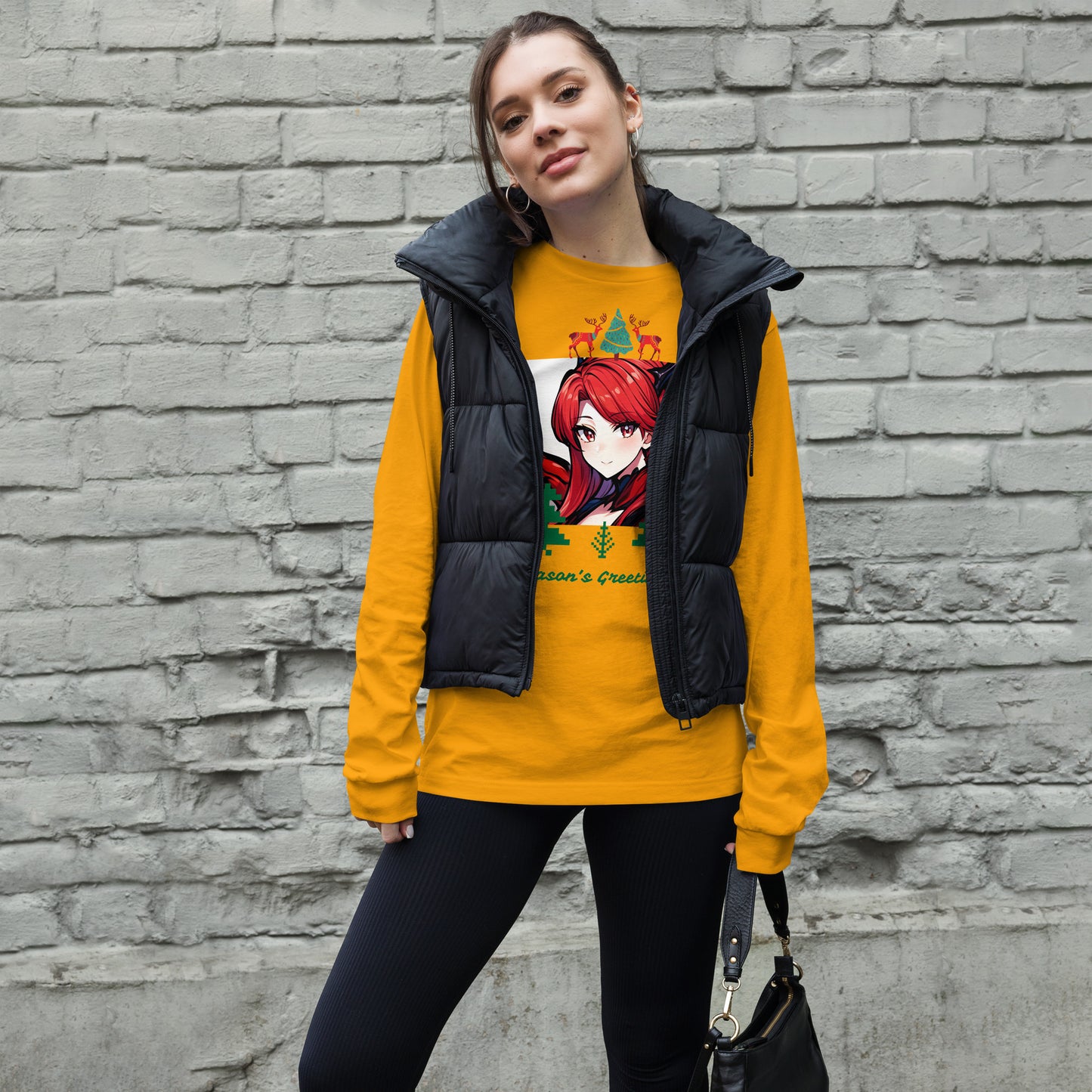 Kawieshan Warriors Princess Ava Ainsworth 'Season's Greetings' Long Sleeve Christmas Tee