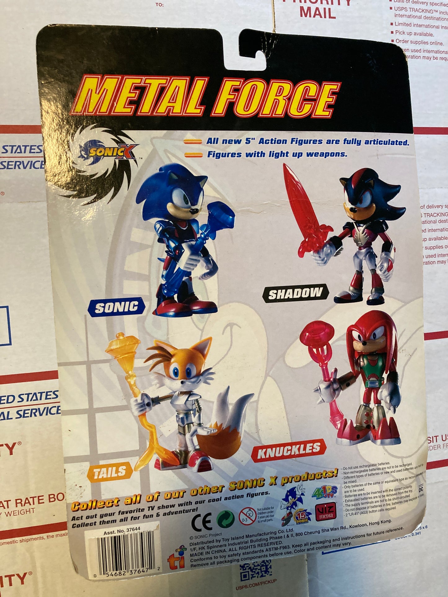 Toy Island Metal Force Sonic X Shadow Action Figure