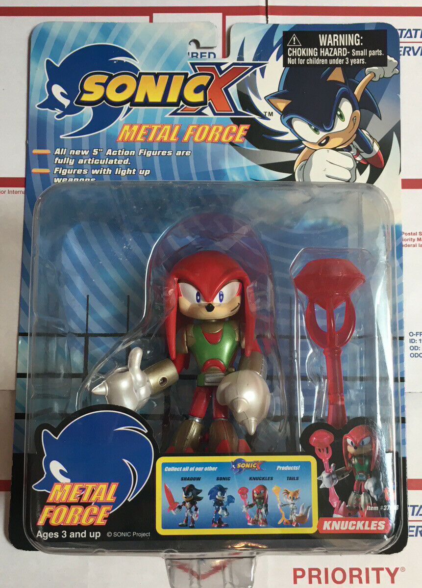 Toy Island Metal Force Sonic X Lot Sonic Shadow Tails and Knuckles Action Figures Full Set