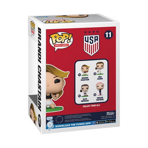 Pop! Sports Legends USA Brandi Chastain Vinyl Figure #11 (Pre-Order)