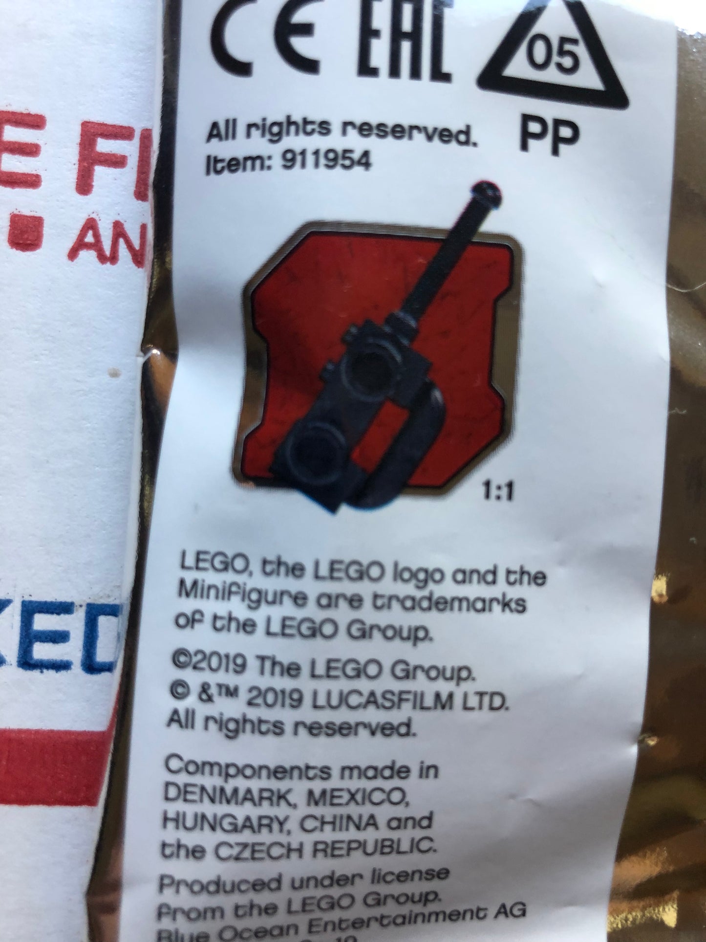 LEGO Star Wars Limited Edition Kylo Ren's TIE Silencer Foil Pack Bag Set 911954