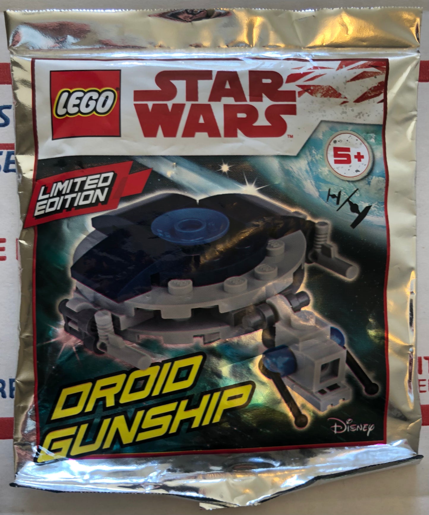 LEGO Star Wars Limited Edition Droid Gunship Foil Pack Bag Build Set 911729