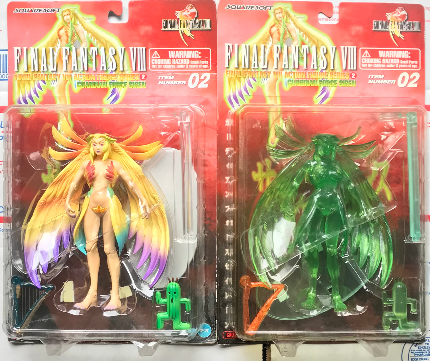 ArtFX Final Fantasy VIII (8) Guardian Force Siren Summon Action Figure (+ Translucent Version) BUNDLE/LOT