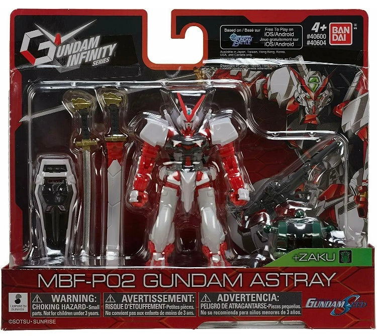 Gundam Infinity Series MBF-PO2 Astray 4.5 Inch Action Figure