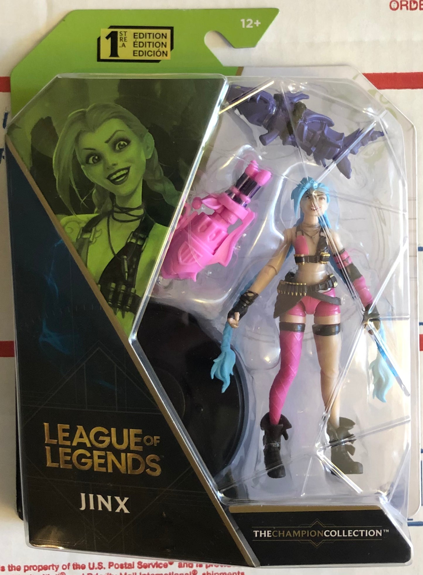 Arcane League of Legends Champion Collection 4” Inch Articulated Jinx Figure (B Condition Box)