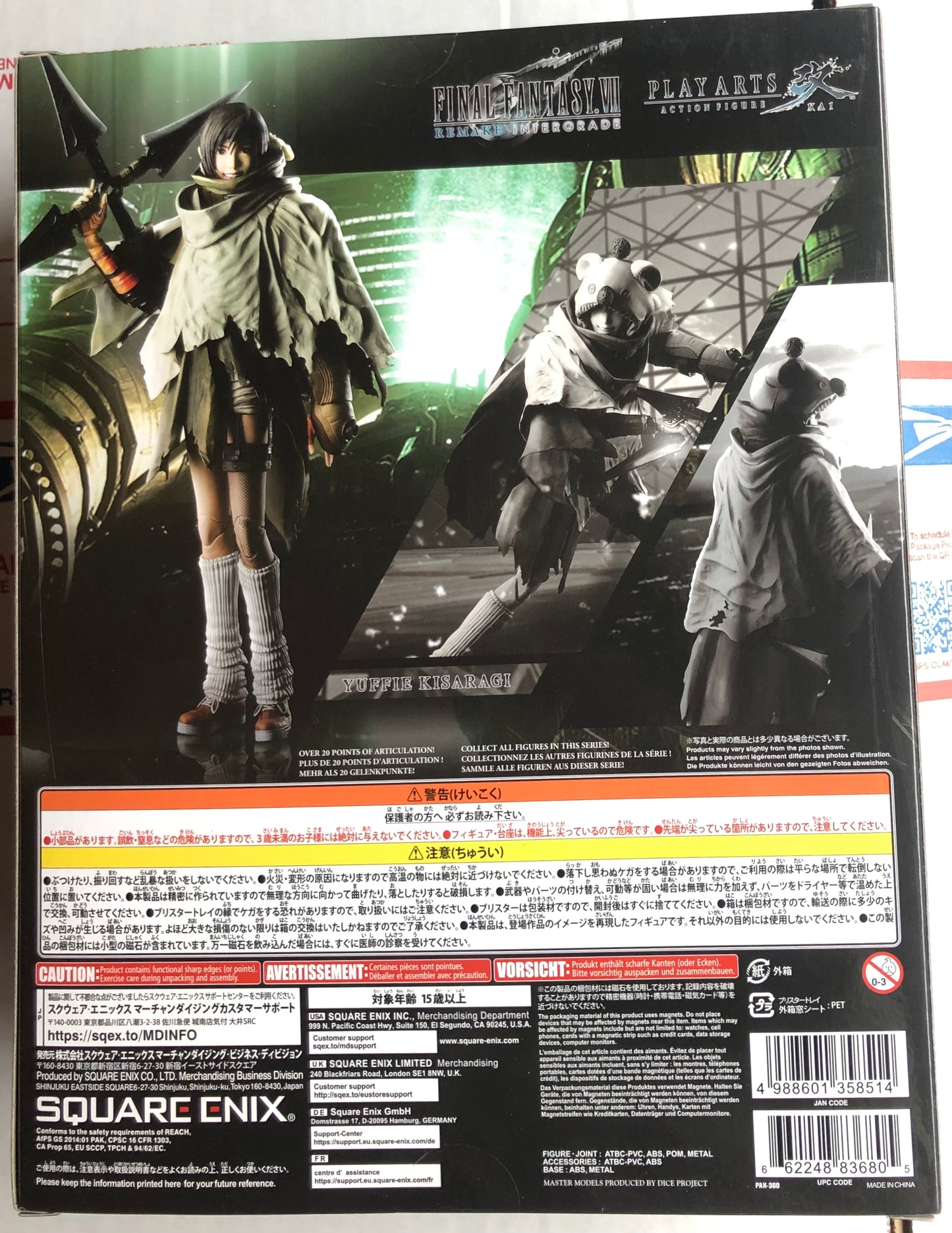 Final Fantasy VII Remake Intergrade Play Arts Kai Yuffie Kisaragi