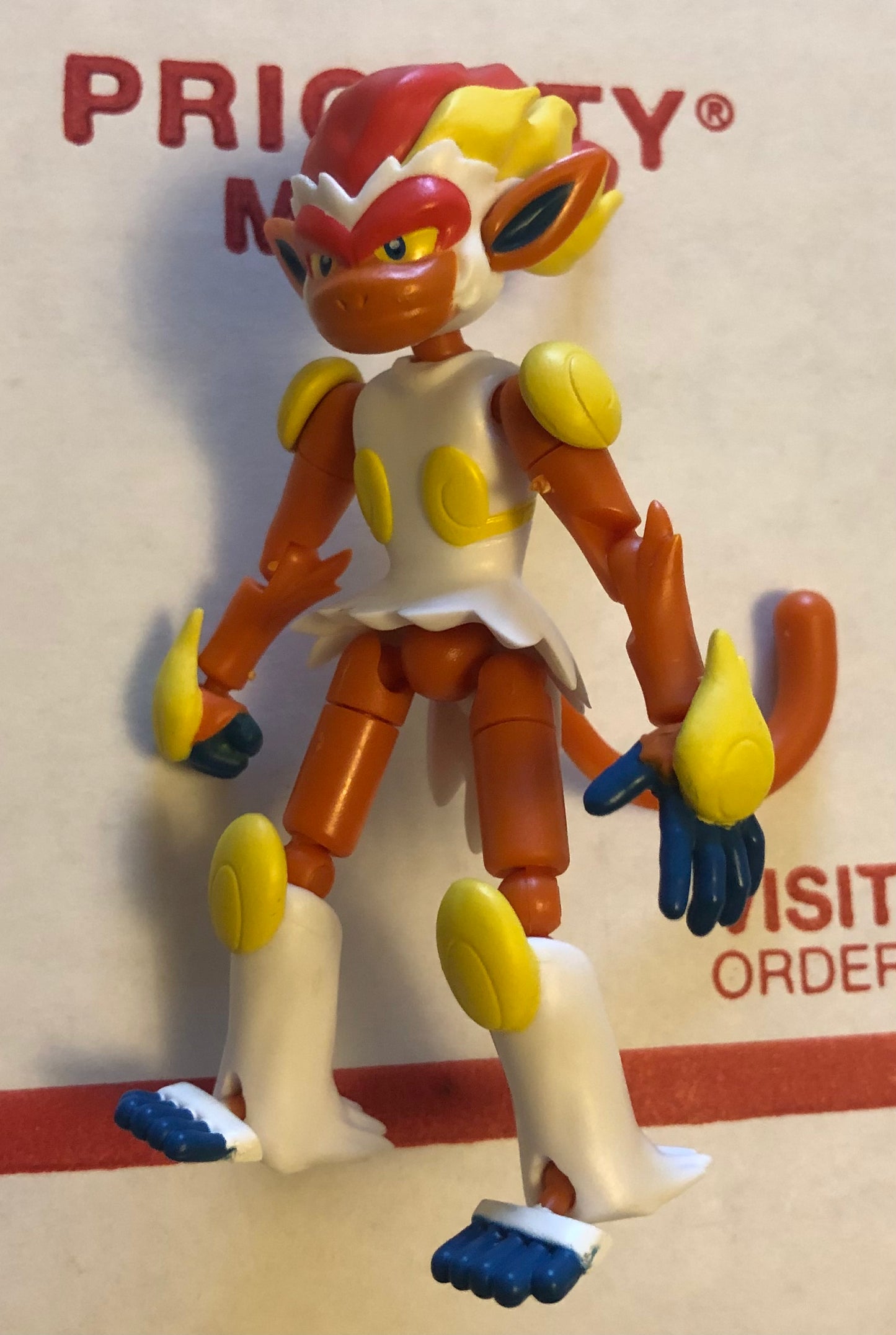 Pokémon Shodo Volume 6 Infernape Bandai 3" Inch Figure (Used)