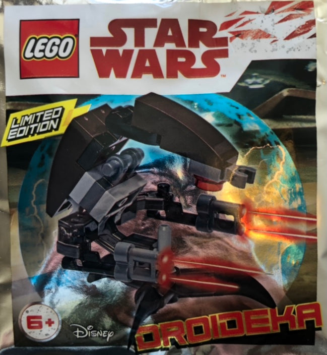 LEGO Star Wars Limited Edition Probe Droideka Minifigure Foil Pack Bag Build Set 911840