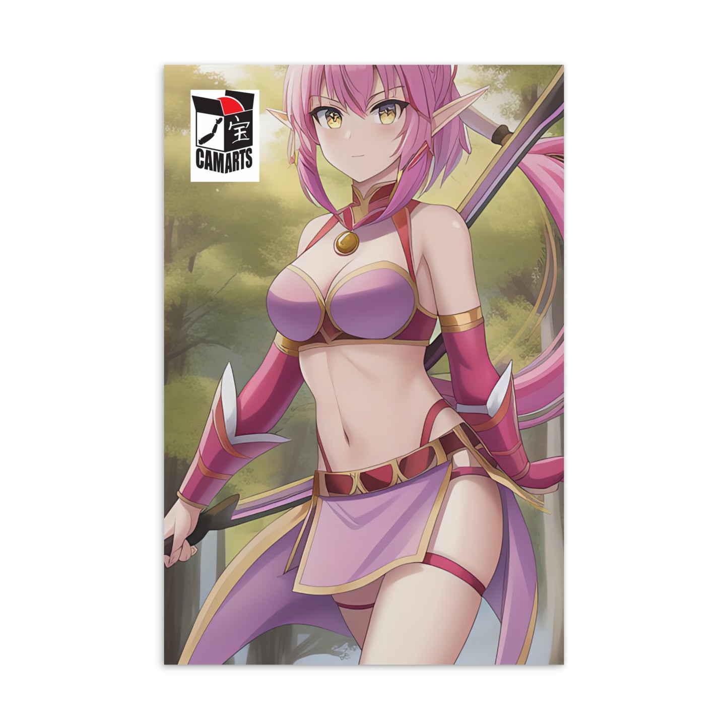 Delia Vitalis Kawieshan Warriors Postcard 4" x 6"