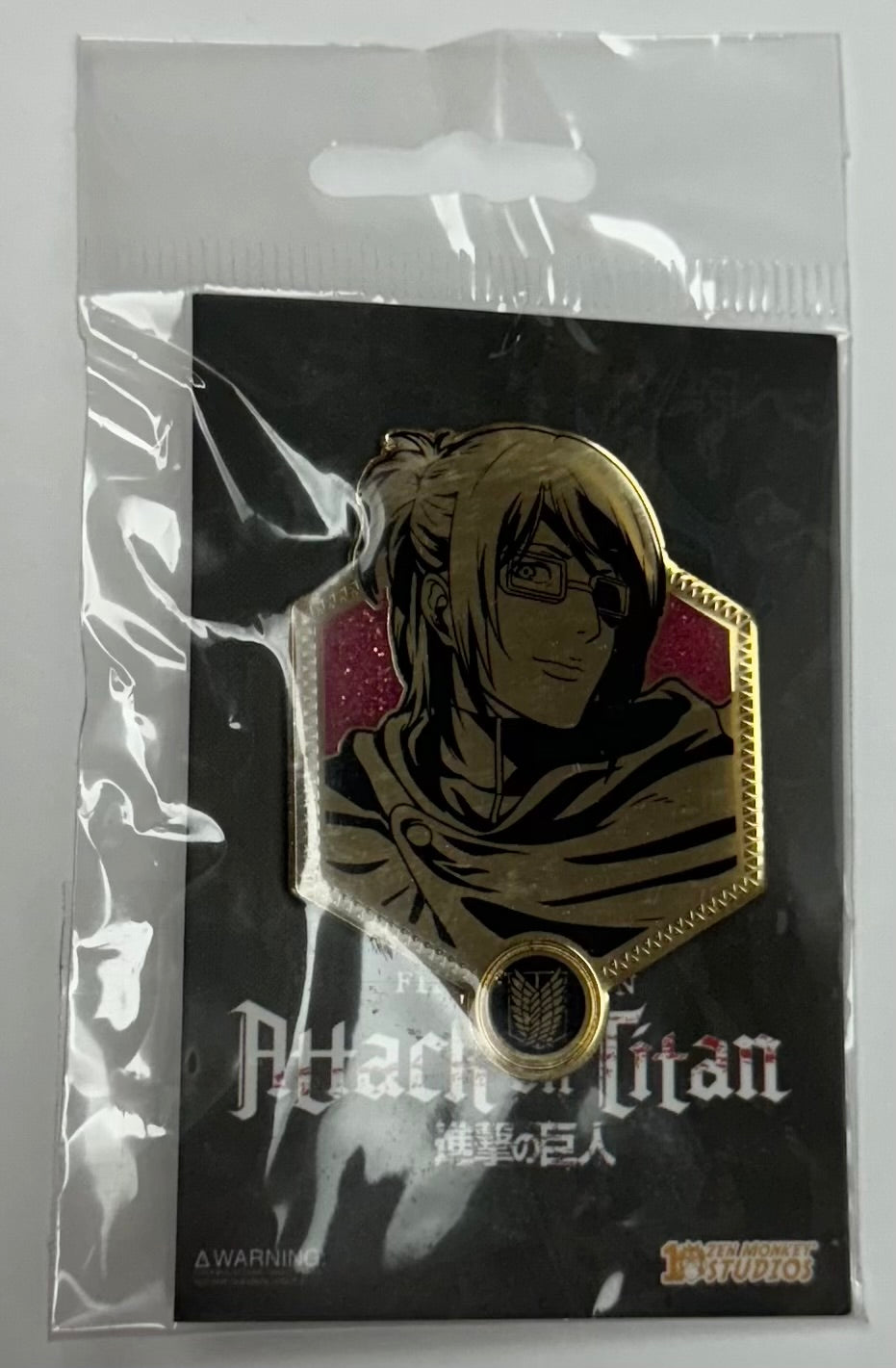 Zen Monkey Studios Attack on Titan Golden Hange Zoë Enamel Pin