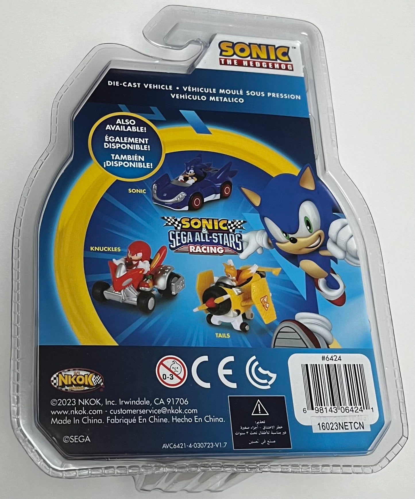 Mini Sonic & Sega All-Stars Racing Tails with Plane (Tornado)