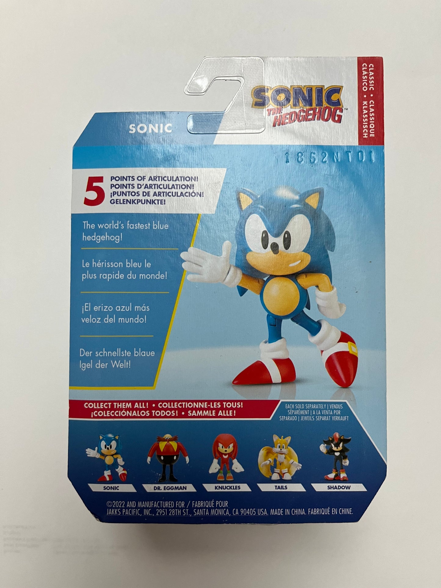 Jakks Sonic 2.5" Inch Wave 8 Classic Sonic Figure