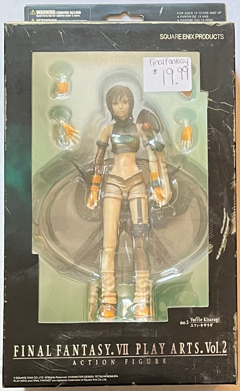 Play Arts Final Fantasy VII Yuffie Kisaragi Action Figure (Used)