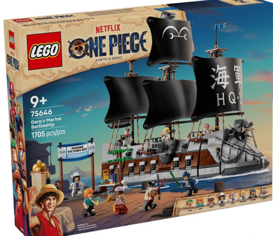 LEGO Netflix ONE PIECE Garp’s Marine Battleship 75646