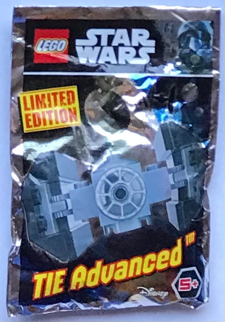 LEGO Star Wars Limited Edition TIE Advanced Foil Pack Bag Set 911722