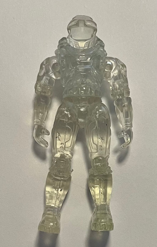 Joyride Studios Halo Mini Series Slayer Clear / Invisible Spartan 3” Action Figure (Used)