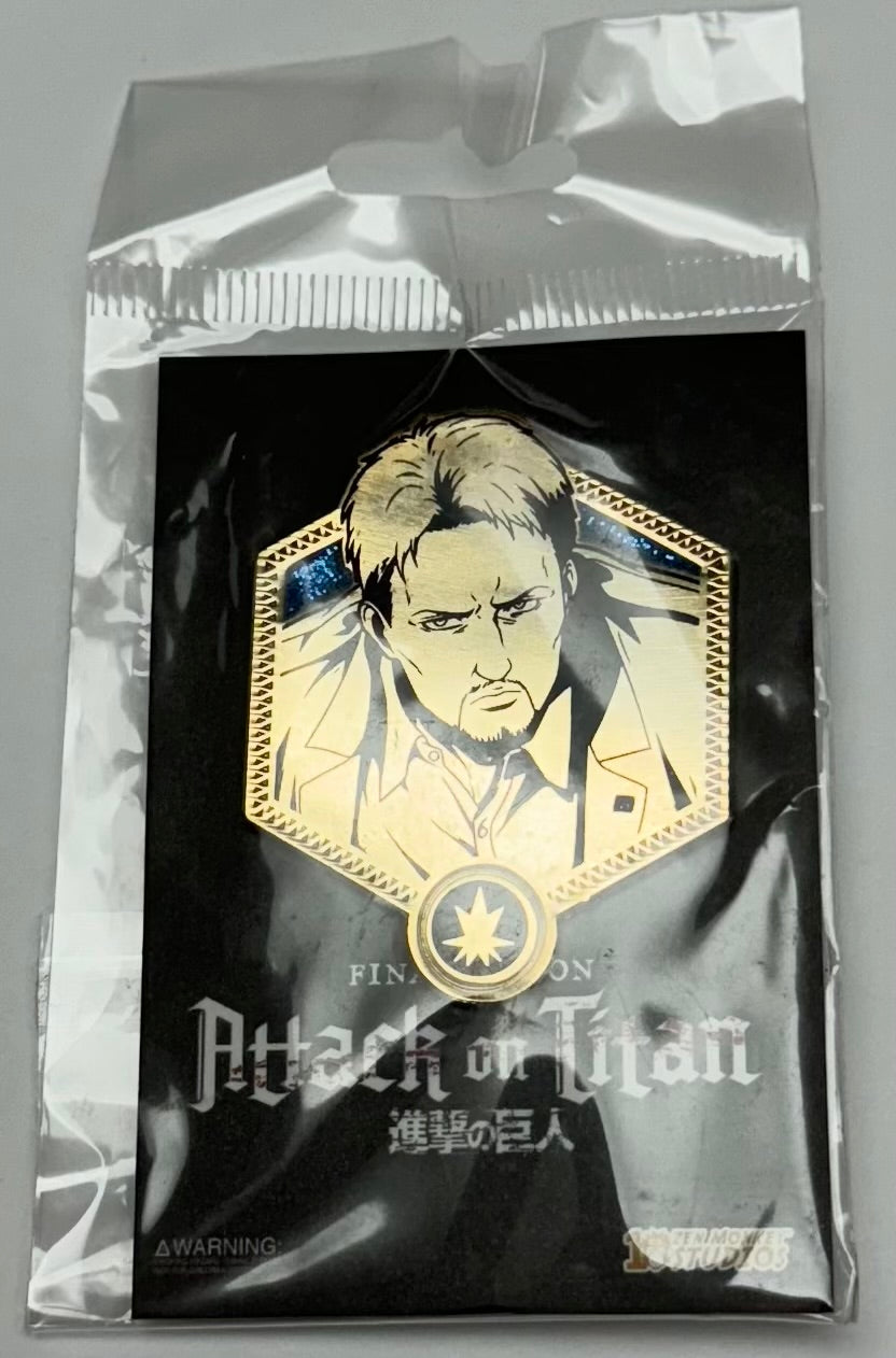 Zen Monkey Studios Attack on Titan Golden Reiner Braun Enamel Pin