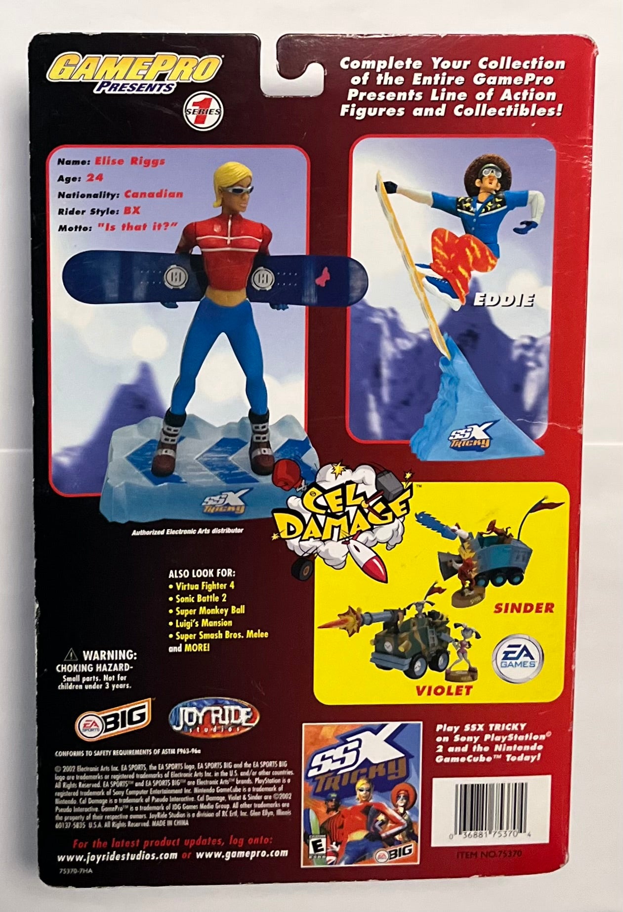 Joyride Studios SSX Tricky GamePro Series 1 Elise Figure Version 2 (B Condition)