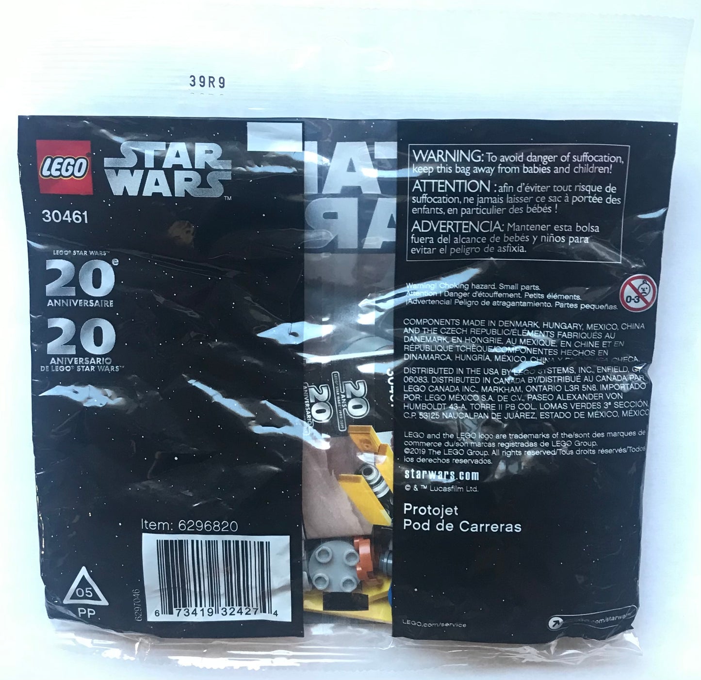 LEGO Star Wars 20th Anakin’s Podracer Polybag Build Set 30461