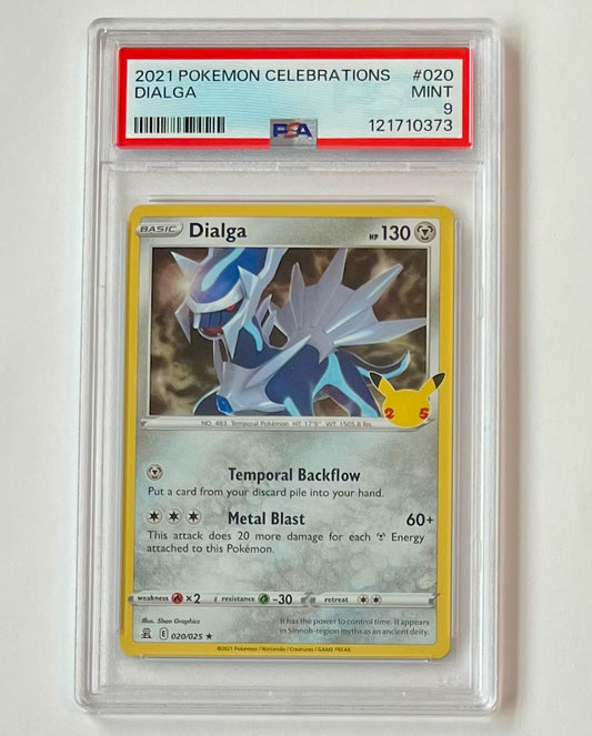 2021 Pokémon TCG Celebrations 25th Anniversary Dialga #020 MINT (PSA 9)