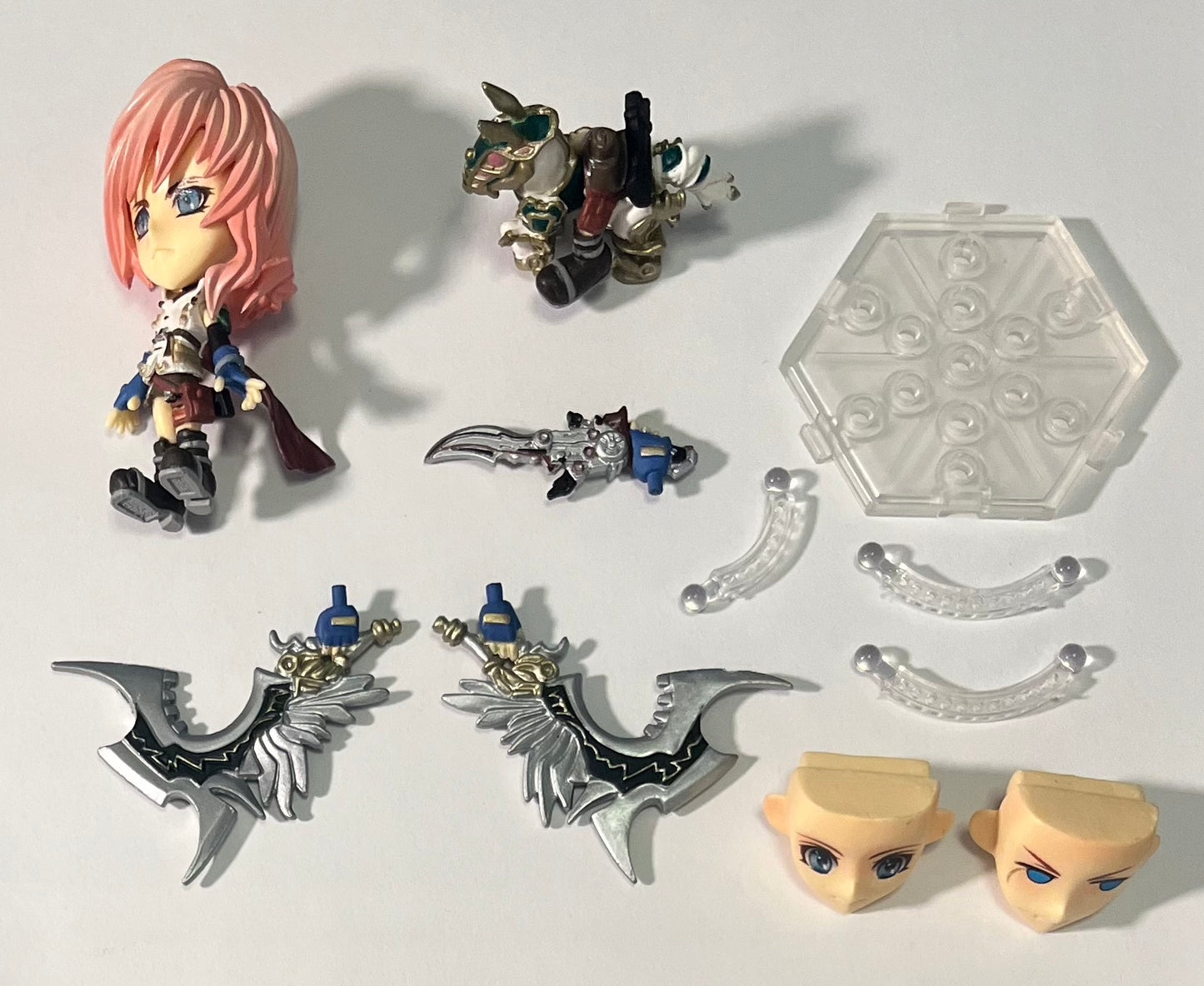 Trading Arts Kai Final Fantasy XIII (13) Mini Lightning Figure (Used) (Incomplete)