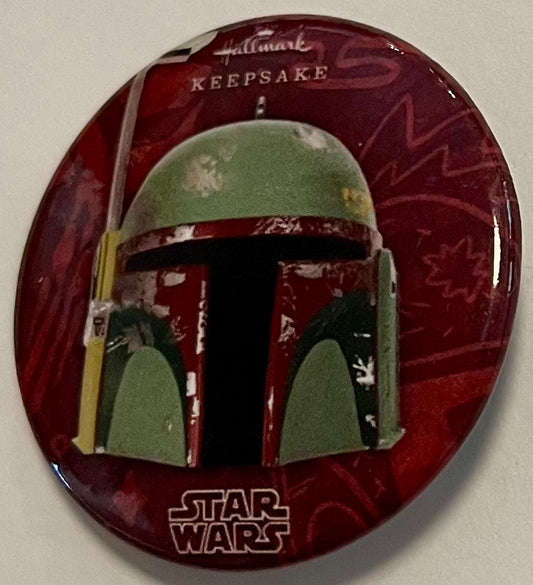 2019 SDCC Hallmark Star Wars Boba Fett Keepsake Pin Button
