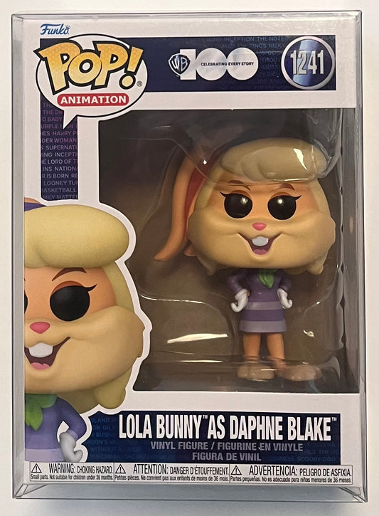 Pop! WB 100 Looney Tunes Lola Bunny as Daphne Blake Vinyl Figure #1241 + Protective Case
