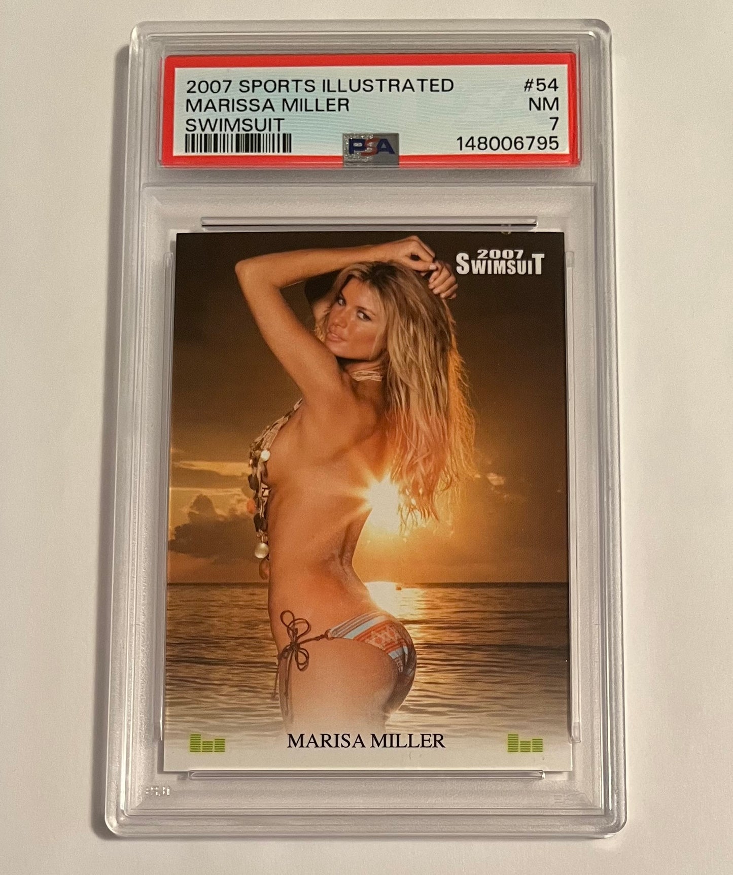 2007 Sports Illustrated Swimsuit Marissa Miller Card #54 NM (PSA 7)