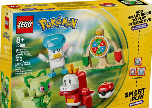 LEGO Pokémon Sprigatito, Fuecoco and Quaxly Battle 72158