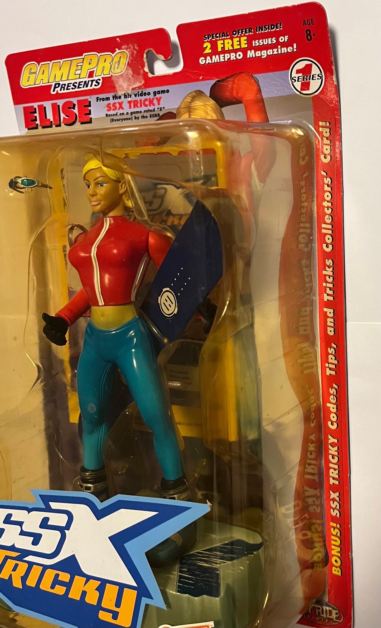 Joyride Studios SSX Tricky GamePro Series 1 Elise Figure (B Condition)