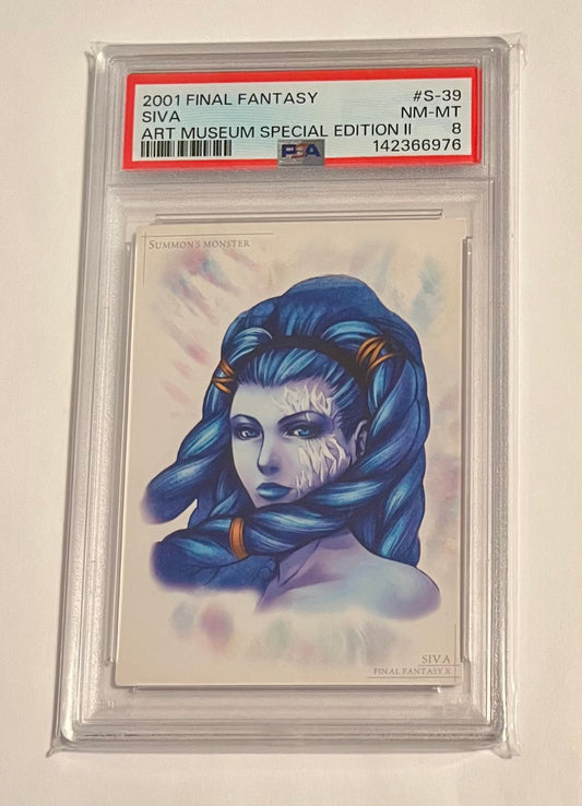 2001 Final Fantasy X Art Museum Siva Special Edition II #S-39 NM-MT (PSA 8)