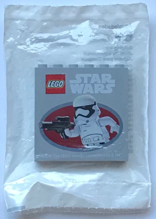 LEGO Star Wars Stormtrooper Panel 1 x 6 x 5 with Commemorative Toys "R" Us Force Friday September 4th 2015 Promotional Pattern