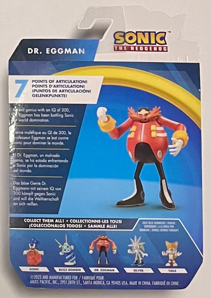 Jakks Sonic 2.5" Inch Wave 14 Dr. Eggman Articulated Figure