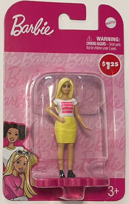Mattel Legend Toys Barbie Blonde in Yellow Pencil Skirt Doll