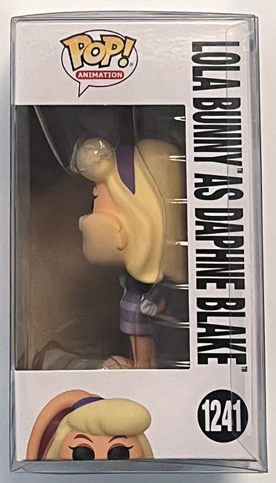 Pop! WB 100 Looney Tunes Lola Bunny as Daphne Blake Vinyl Figure #1241 + Protective Case